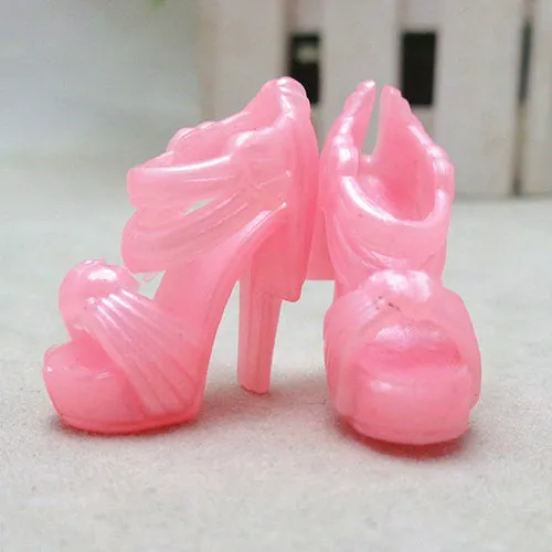 10 Pairs Super Cute Mixed Style Wedding Fashion Shoes for Barbie Doll Christmas Gift