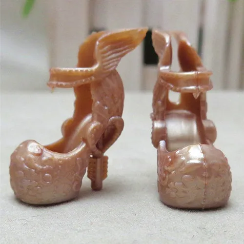 10 Pairs Super Cute Mixed Style Wedding Fashion Shoes for Barbie Doll Christmas Gift