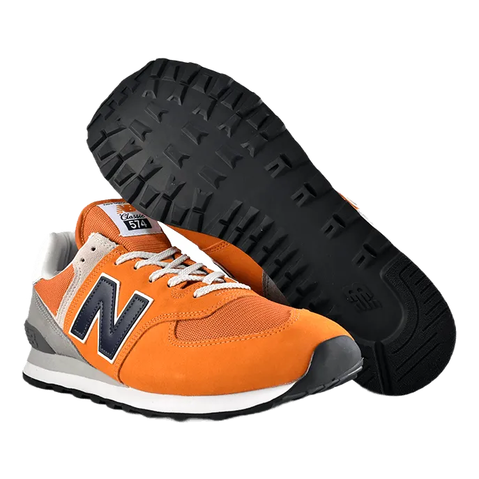 574 Orange / Navy