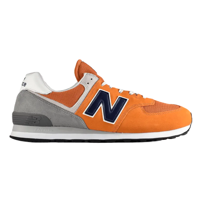 574 Orange / Navy