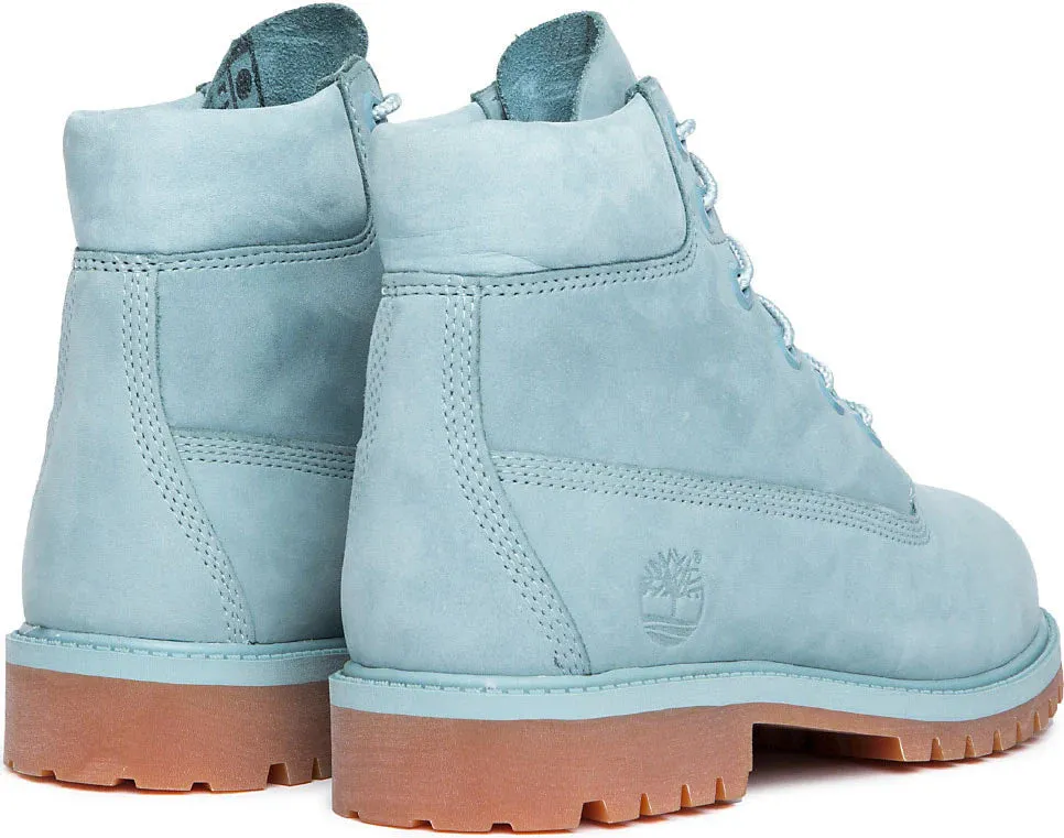 Boys' Timberland® 6-Inch Premium Waterproof Boot (A1KQ4) Blue/Baby Blue