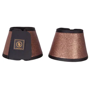 BR Equestrian Glitter Overreach Boots - Bronze