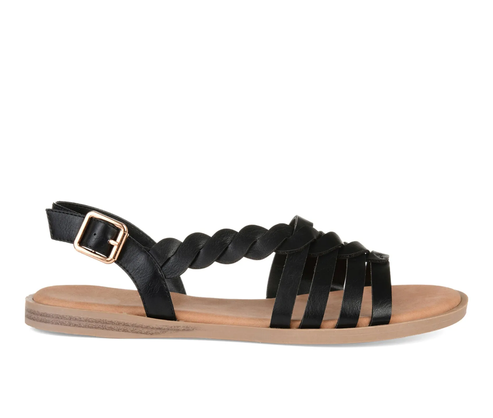 Braided Open Toe Summer Beach Flat Sandals