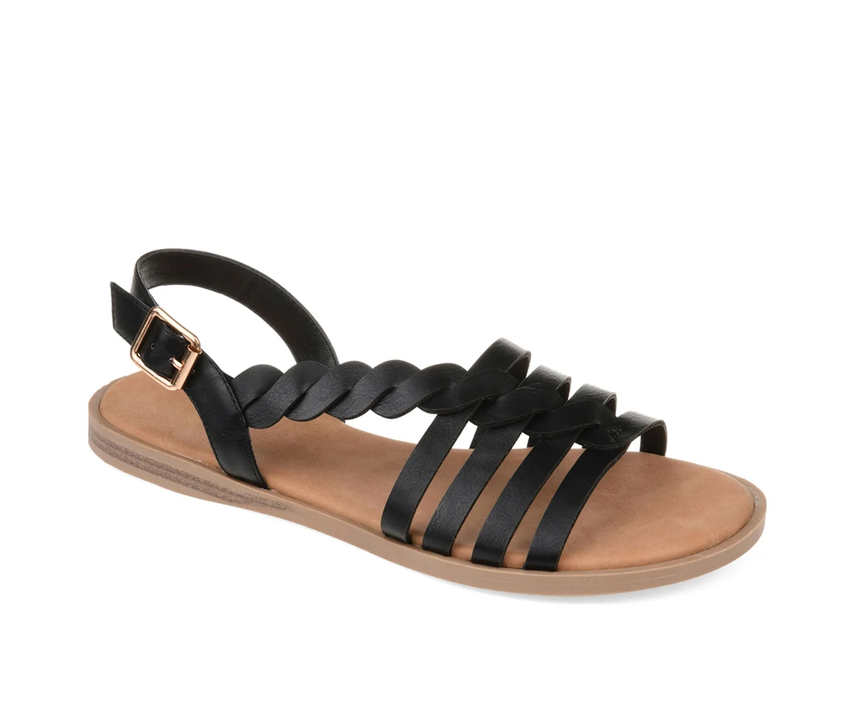Braided Open Toe Summer Beach Flat Sandals