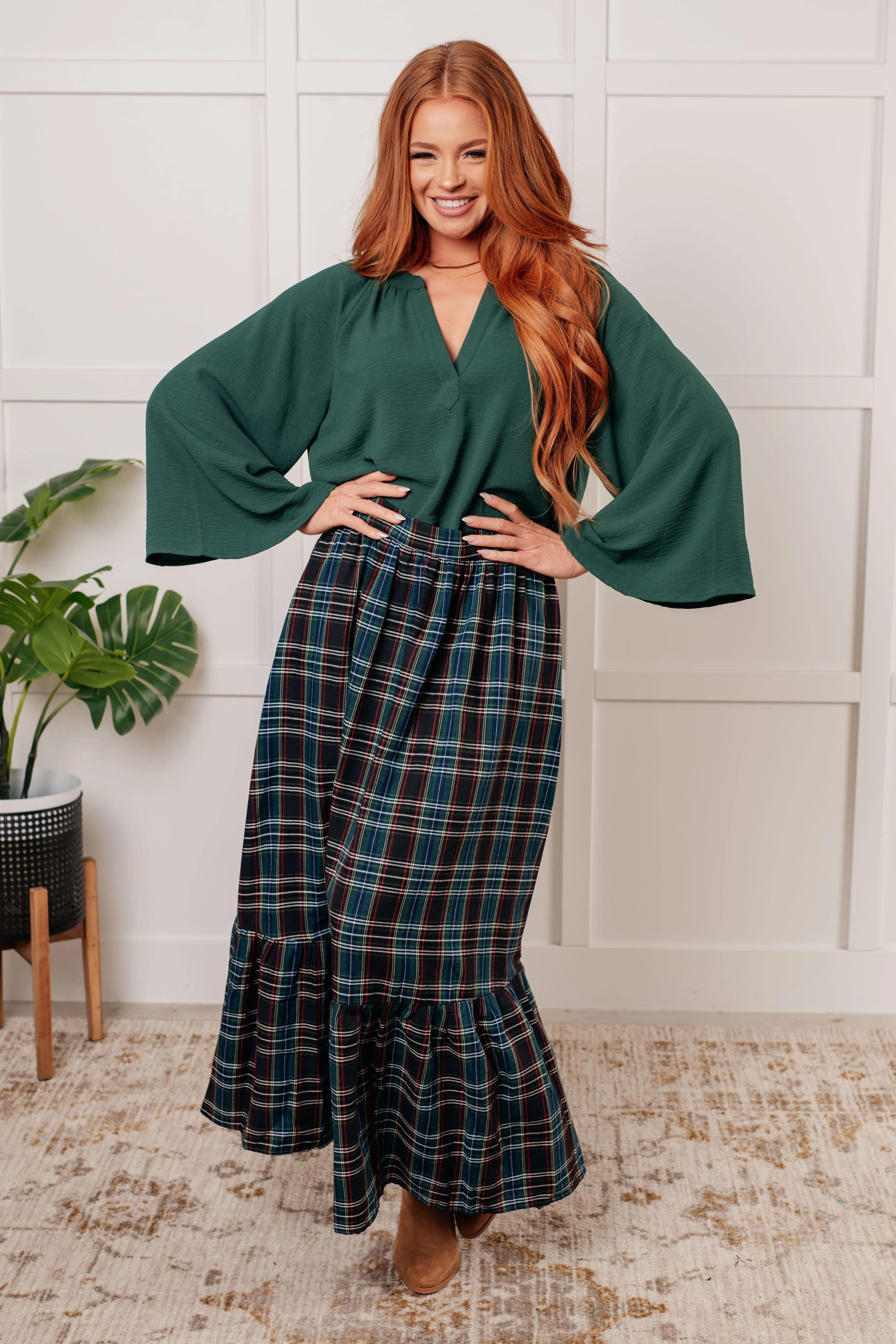 Climb On V-Neck Blouse - 11/8/2024
