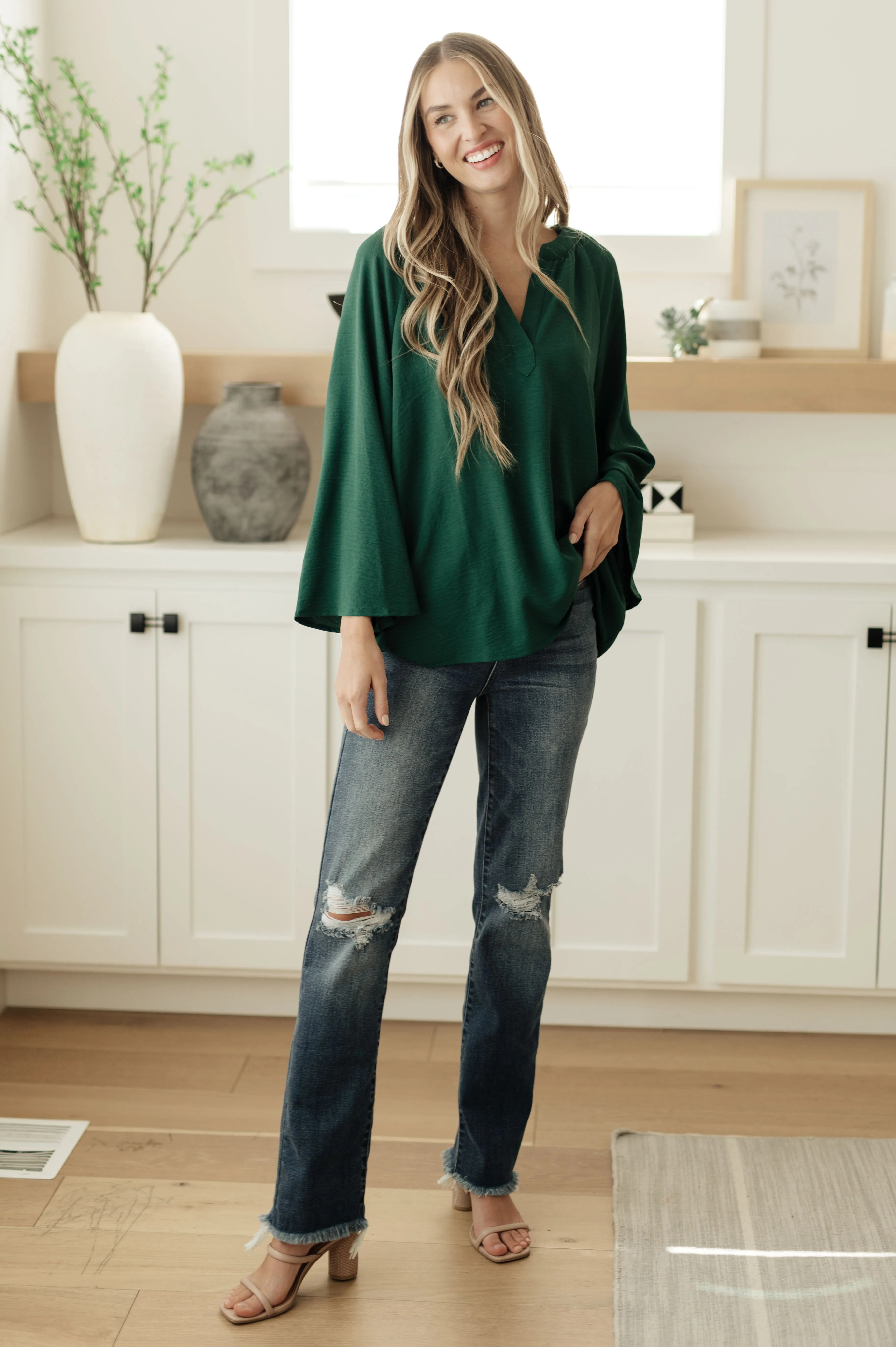 Climb On V-Neck Blouse - 11/8/2024