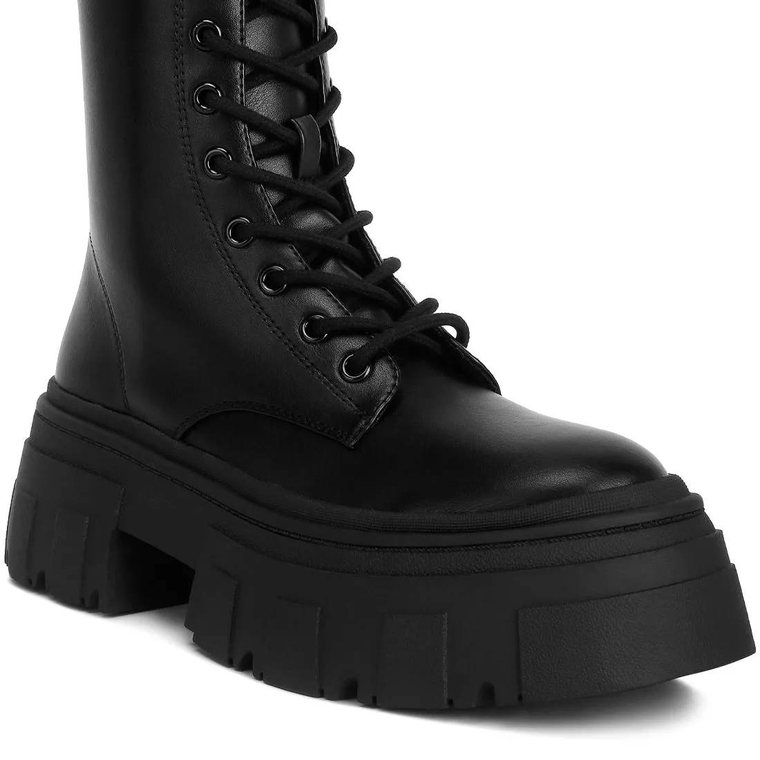 Combat Chunky Boots