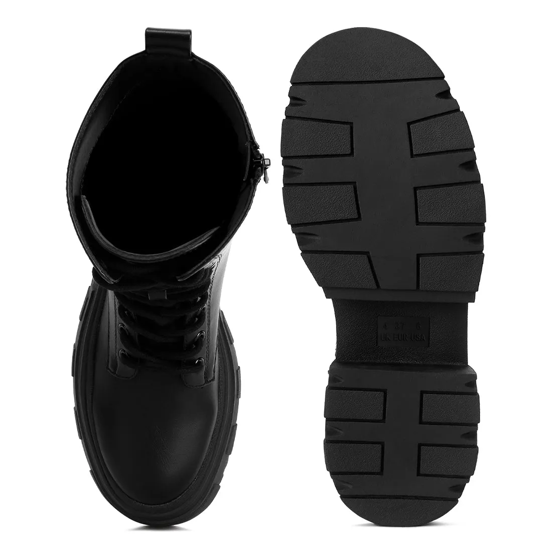 Combat Chunky Boots