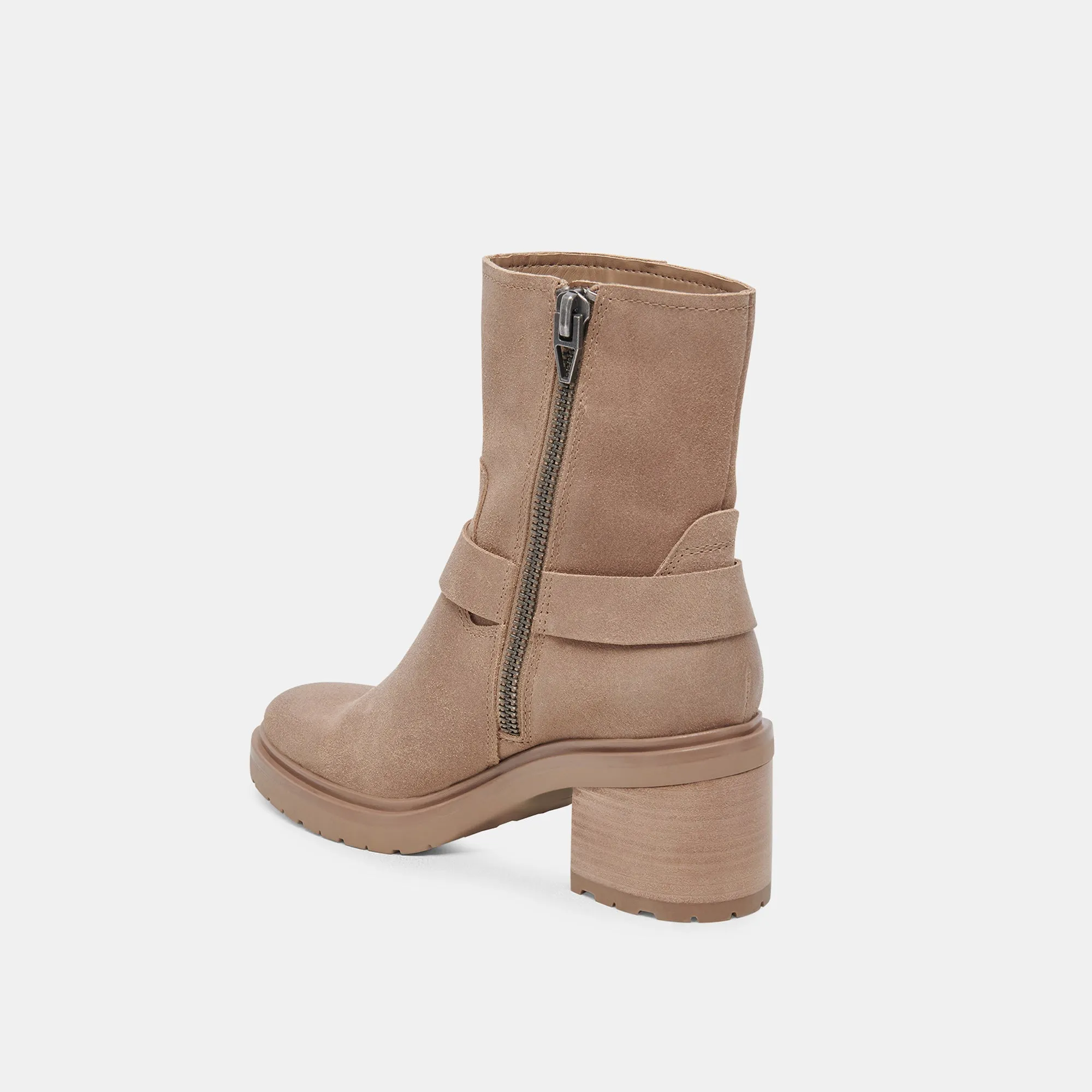 Dolce Vita Camros Boots in Truffle Suede