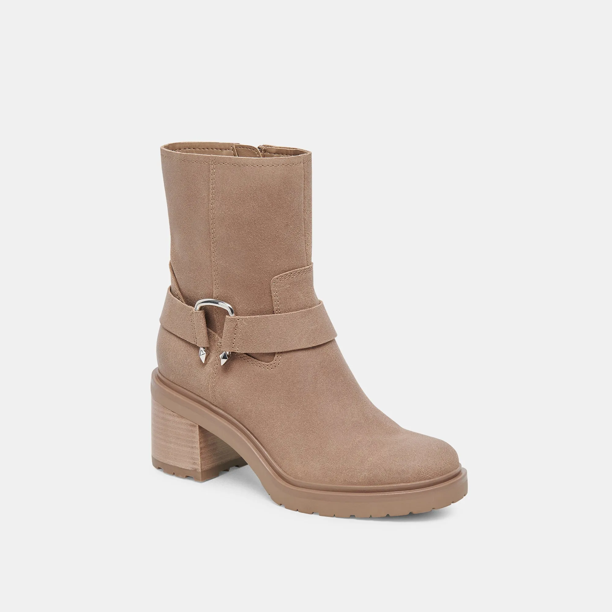 Dolce Vita Camros Boots in Truffle Suede