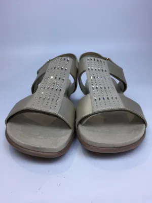Easy Spirit Women's Hazel Wedge Sandal Gold 12 Pair of Shoes