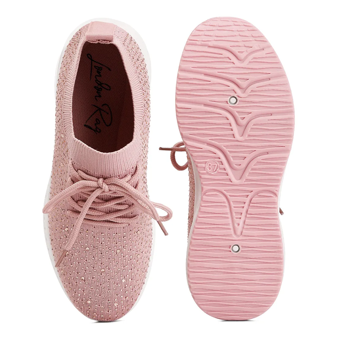 Elizha Stud Embellished Sneakers