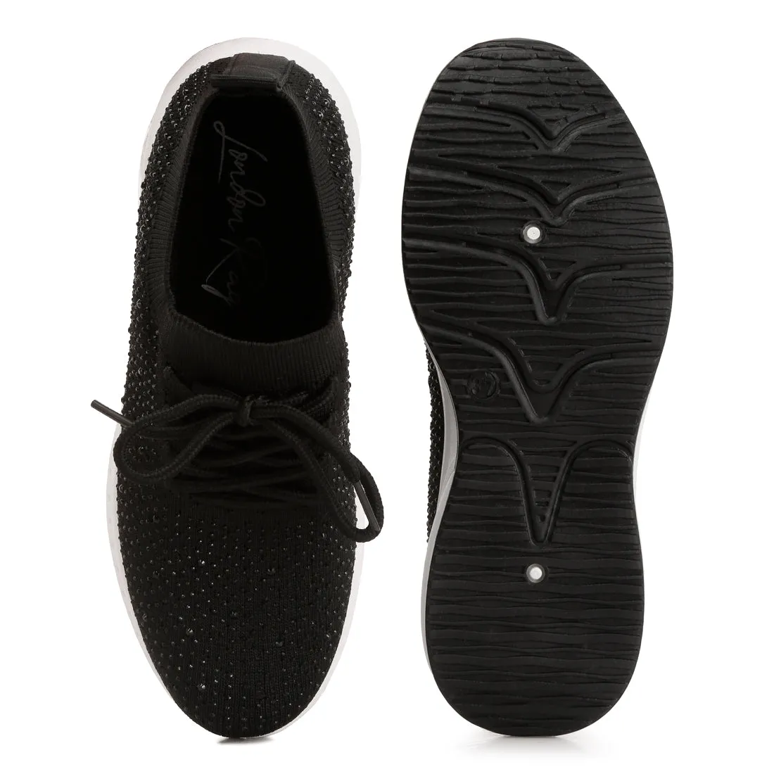 Elizha Stud Embellished Sneakers