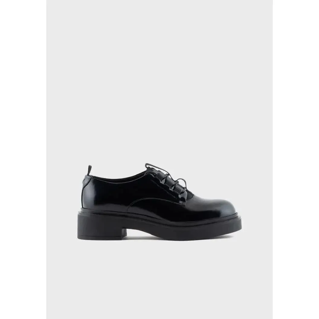EMPORIO ARMANI BRUSHED LEATHER BROGUES