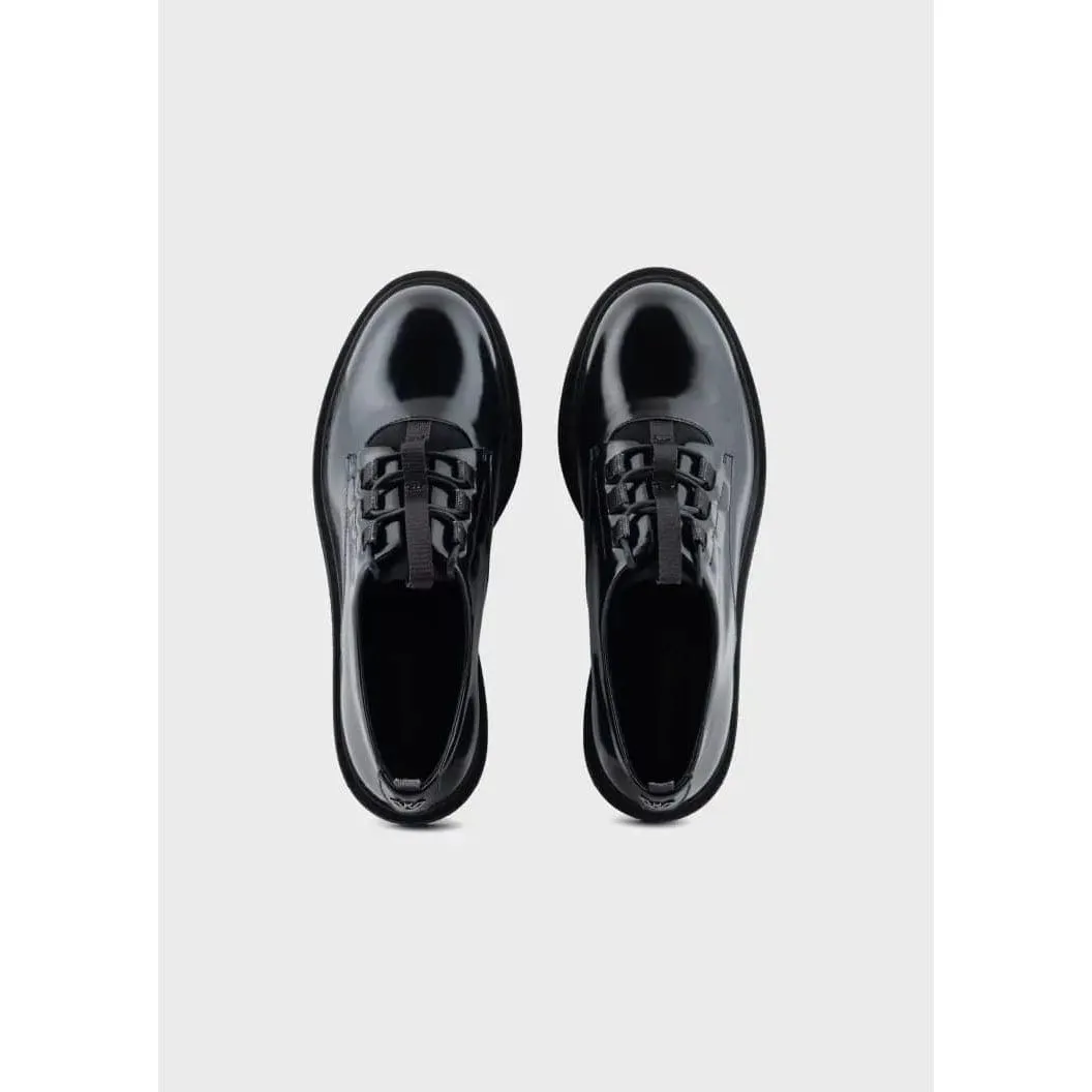 EMPORIO ARMANI BRUSHED LEATHER BROGUES