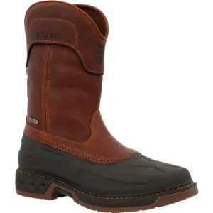 Georgia Men's 11" Carbo-Tec Waterproof Pull-On Work Boots - Brown GB00470