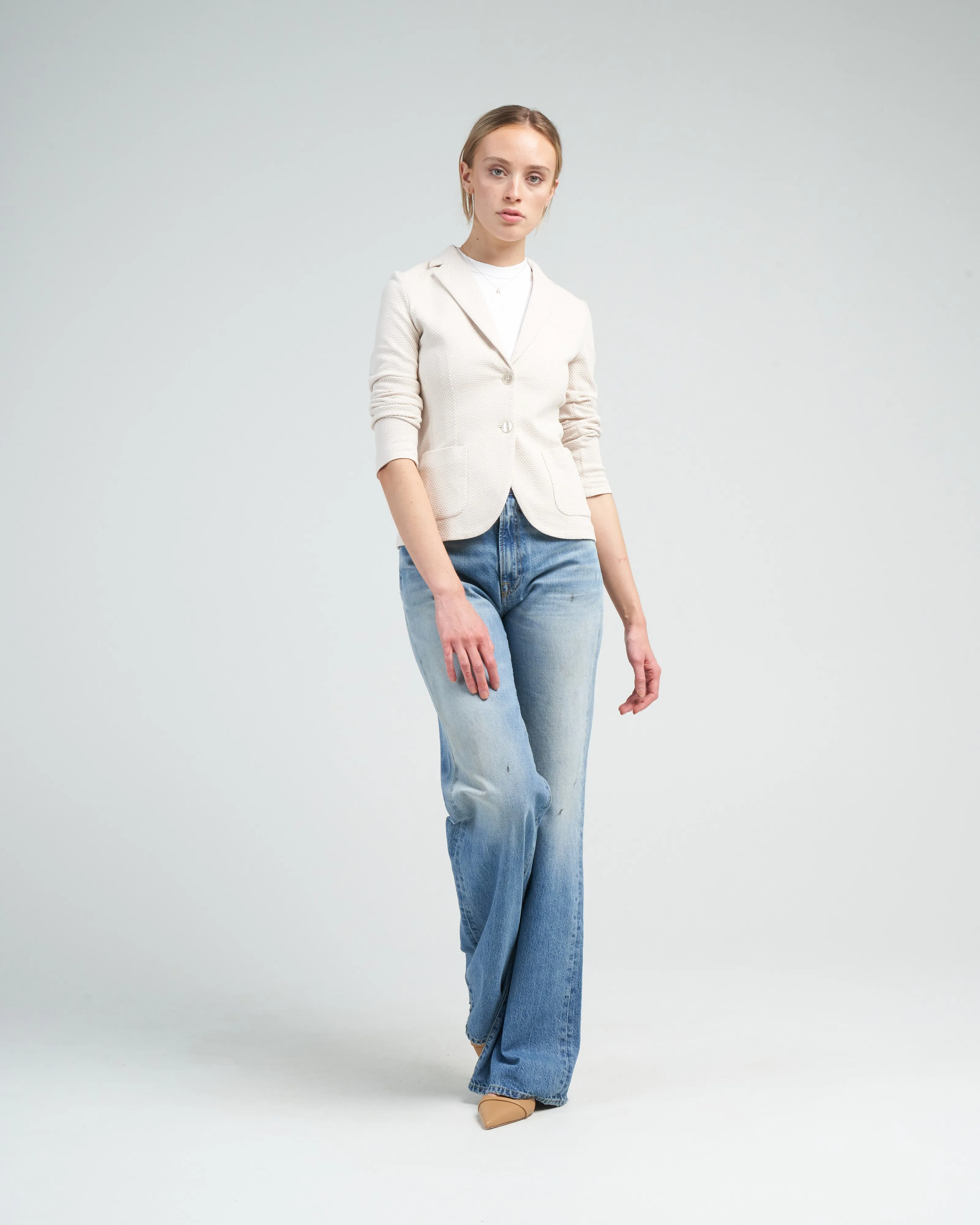 giacca slim nico honeycomb jacket - sugar