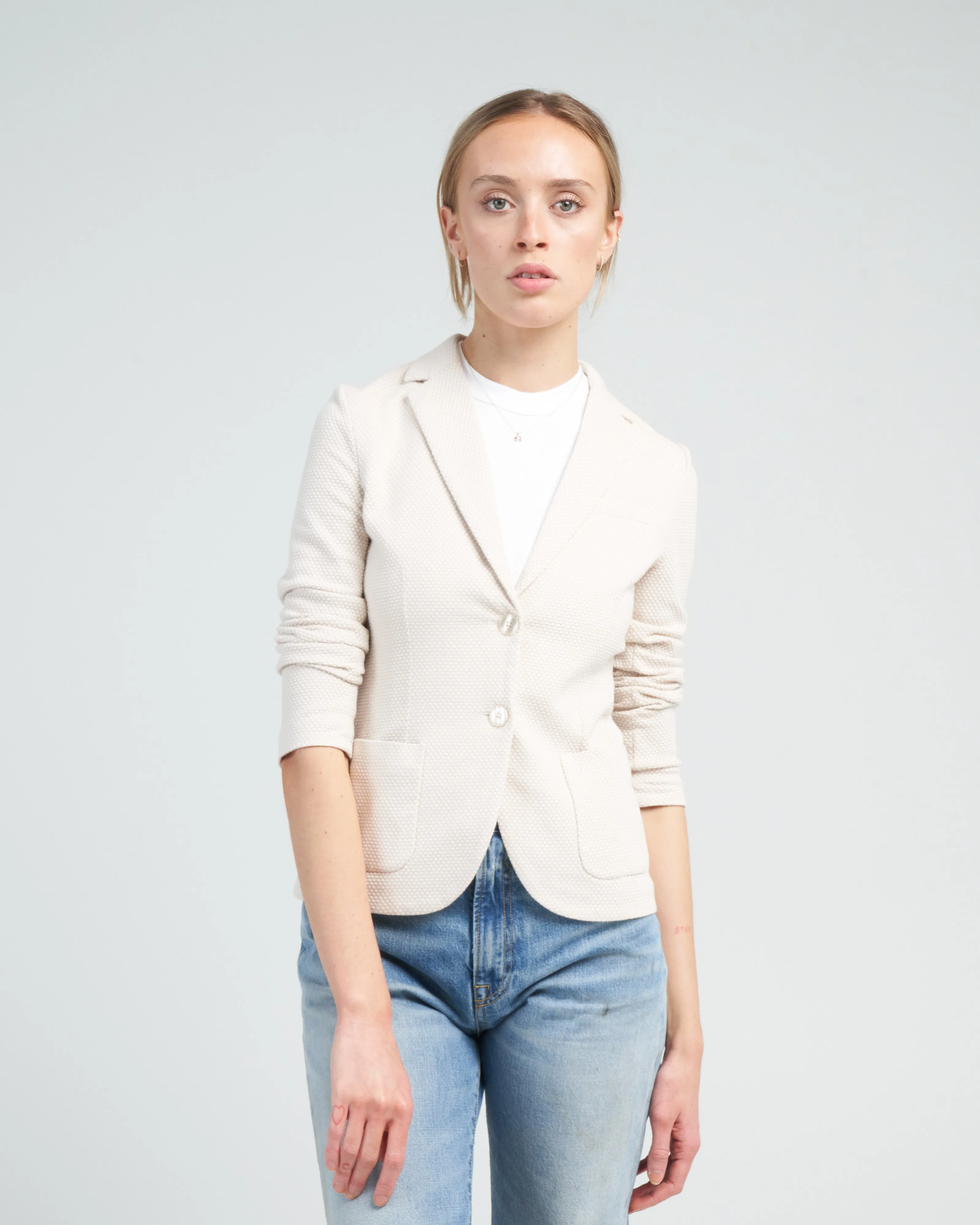giacca slim nico honeycomb jacket - sugar