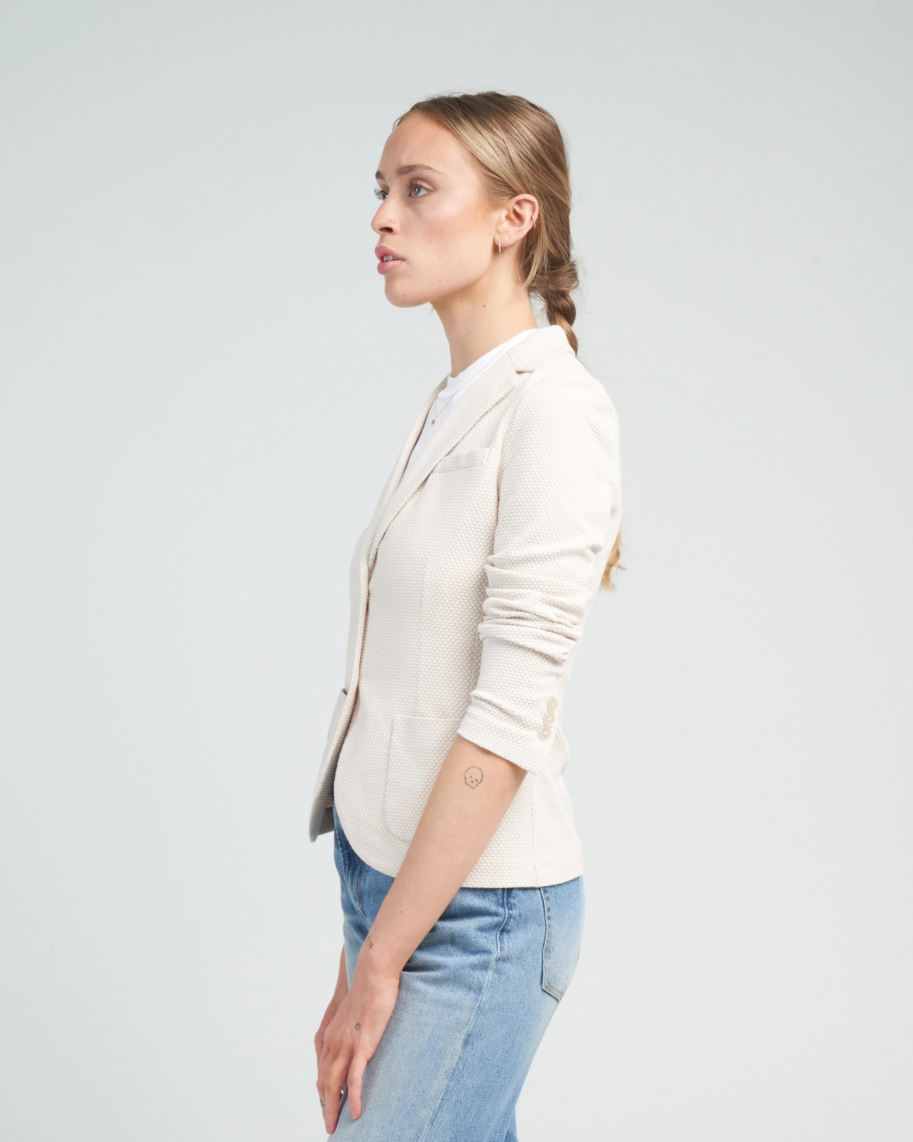 giacca slim nico honeycomb jacket - sugar