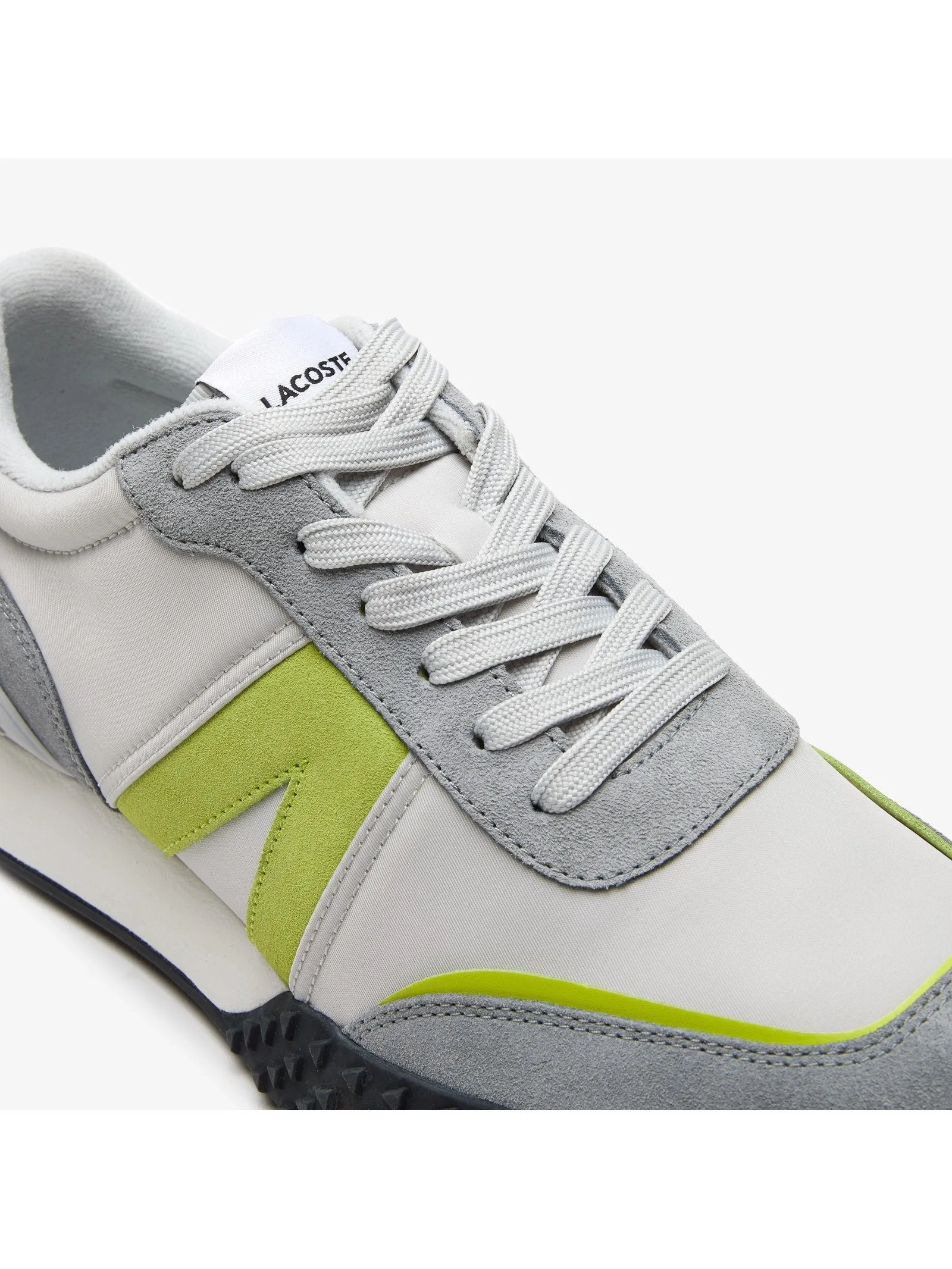Lacoste Men's Lacoste L-Spin Deluxe Leather Color Contrast Sneakers 44SMA0047 7A8
