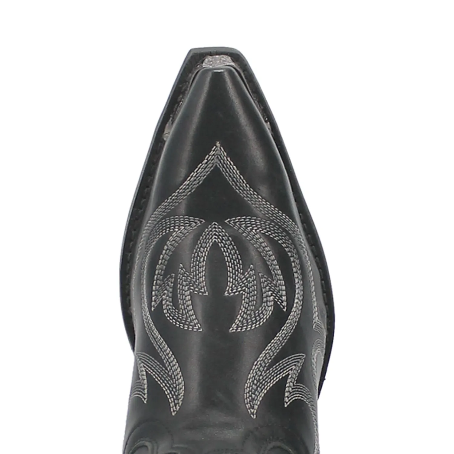 Laredo Mens Jameson Black Leather Cowboy Boots 10.5 D