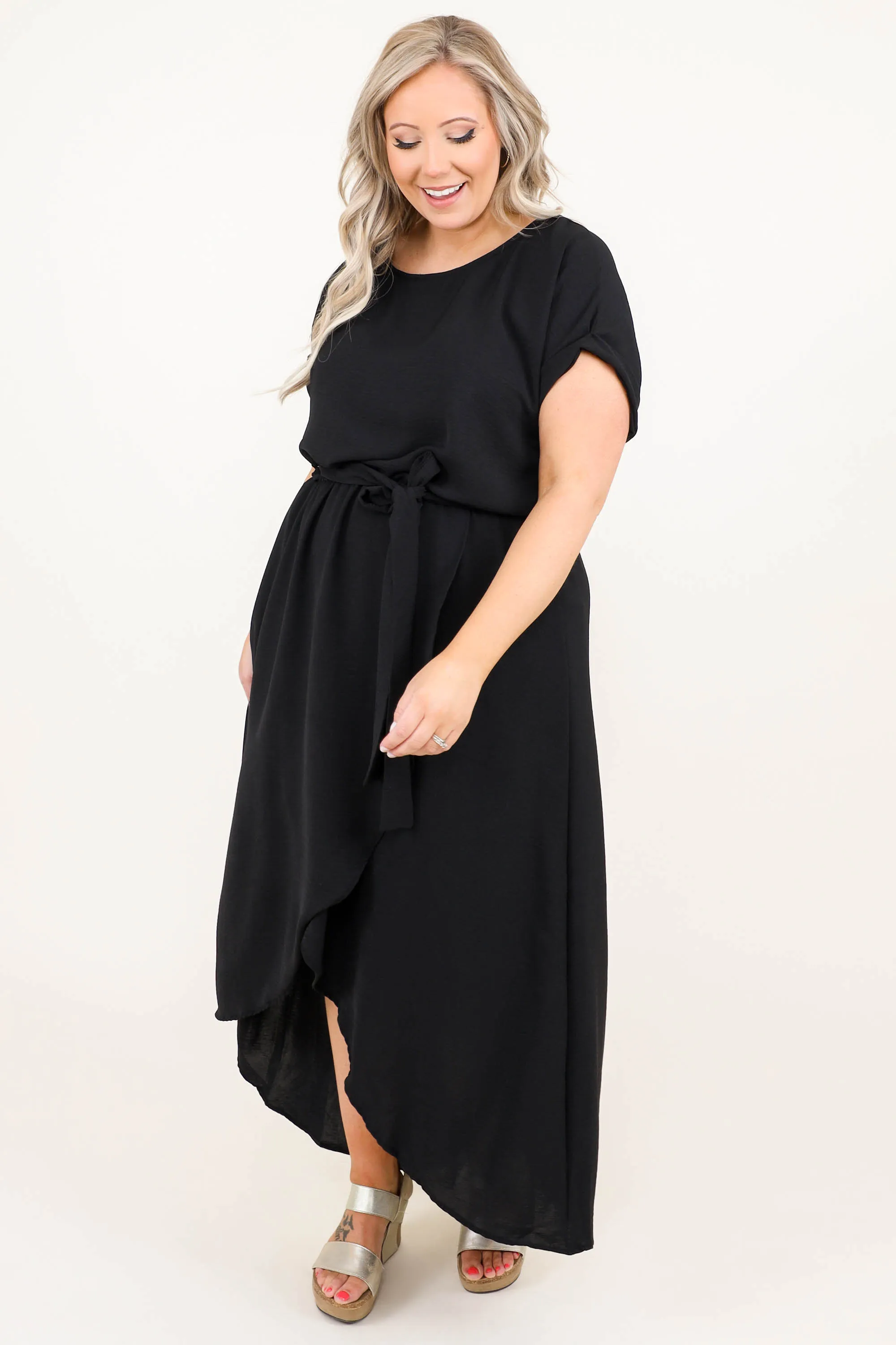 Leave 'Em Stunned Dress, Black