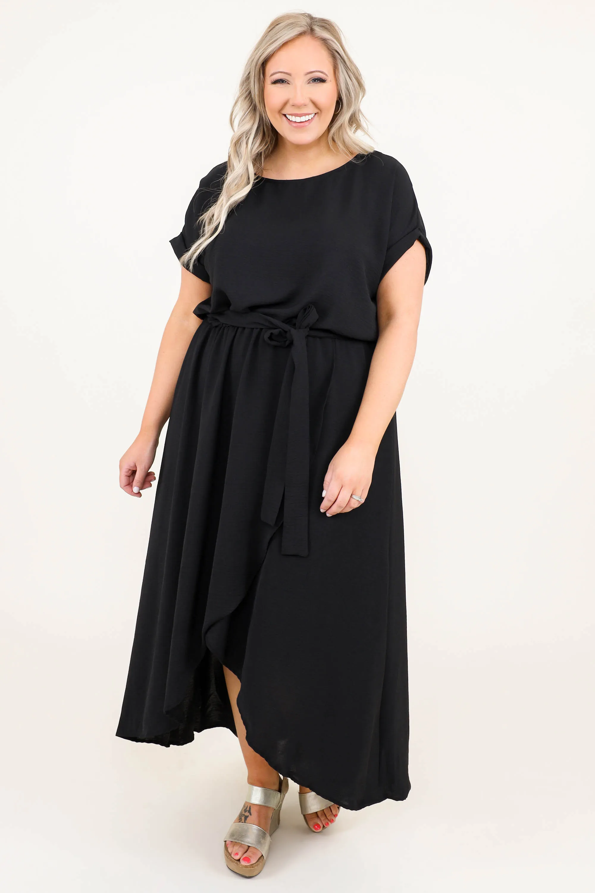 Leave 'Em Stunned Dress, Black