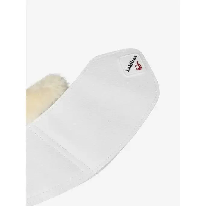 LeMieux Fleece WrapRound Over Reach Boots White