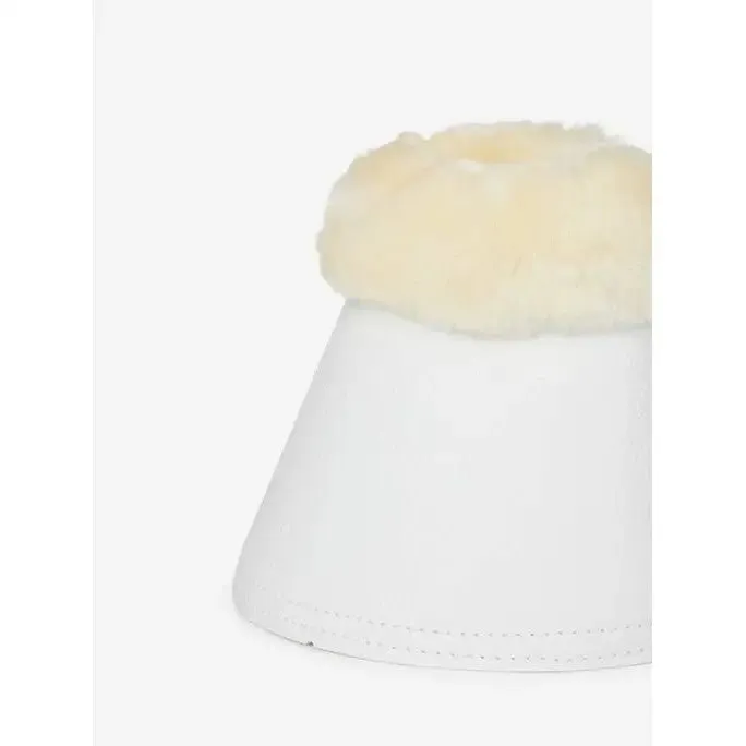 LeMieux Fleece WrapRound Over Reach Boots White