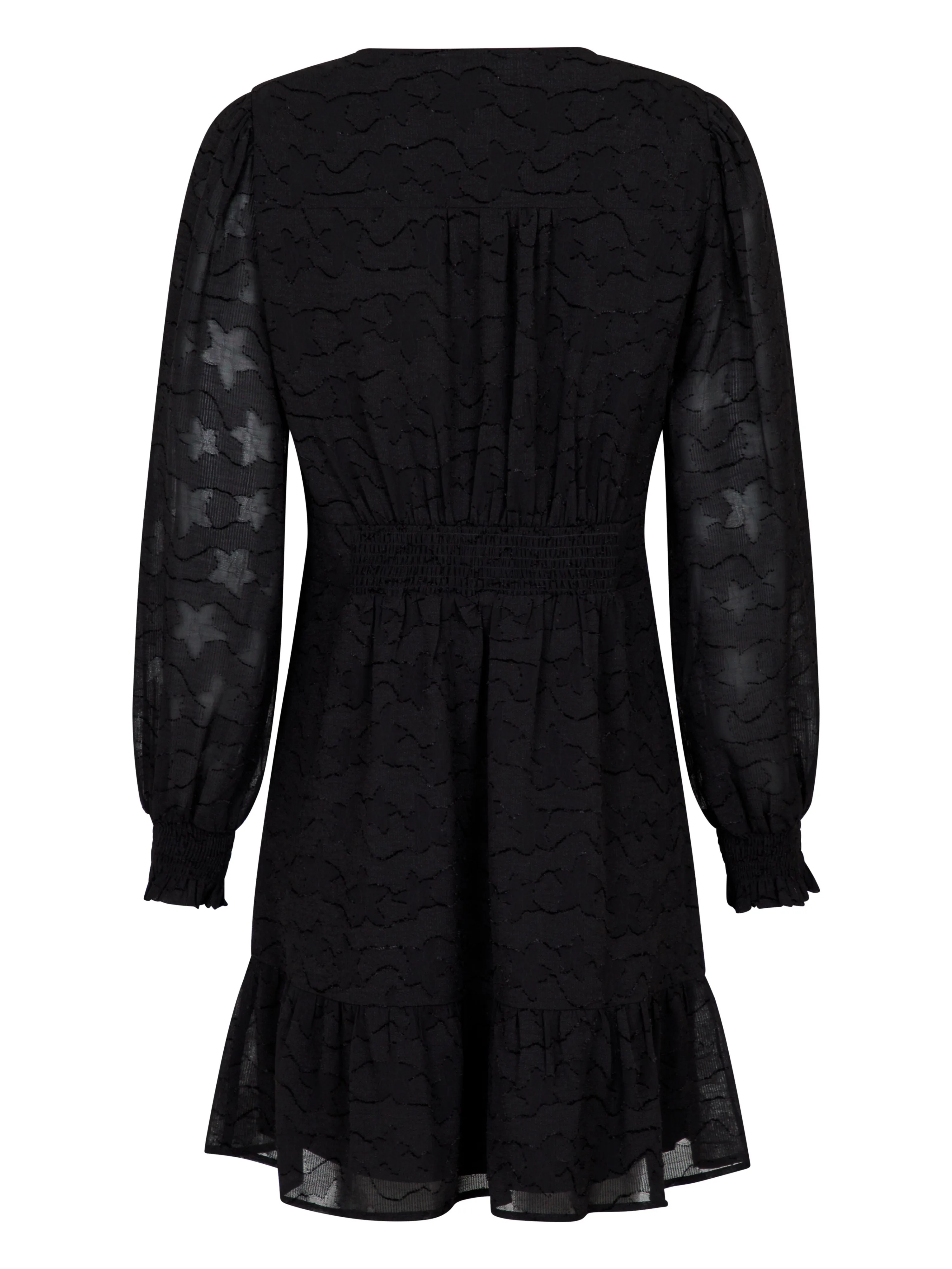 Mitchell Burnout Dress - Black