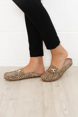 Nat Cheetah Comfort Mule
