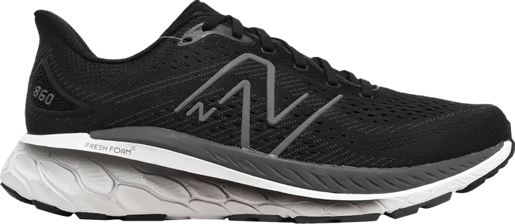 New Balance Fresh Foam X 860v13 2E Wide 'Black Magnet' Sneakers, black