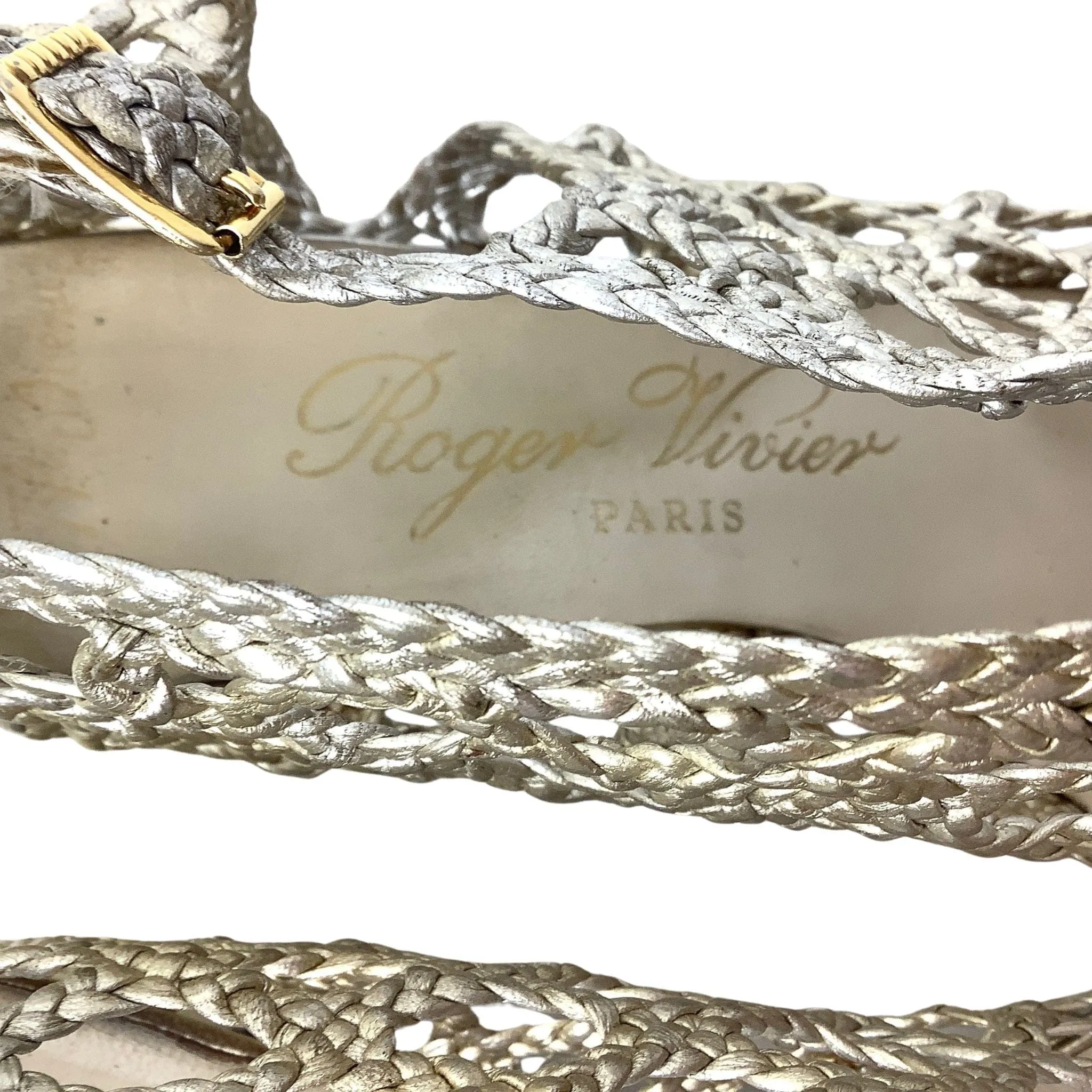 Roger Vivier Woven Sandals