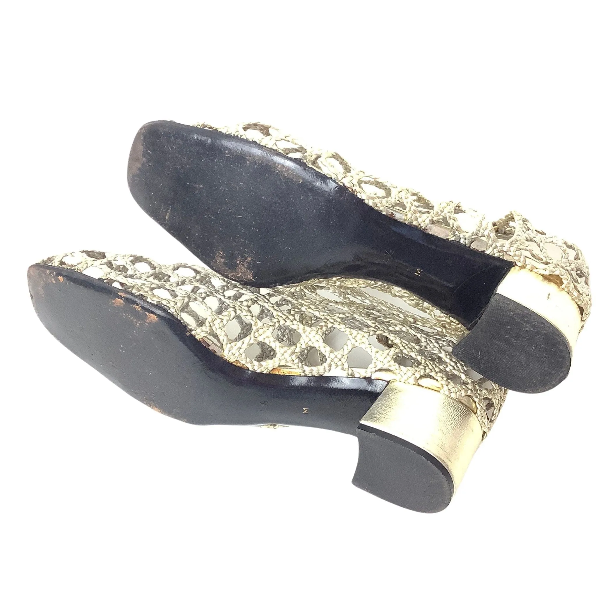 Roger Vivier Woven Sandals