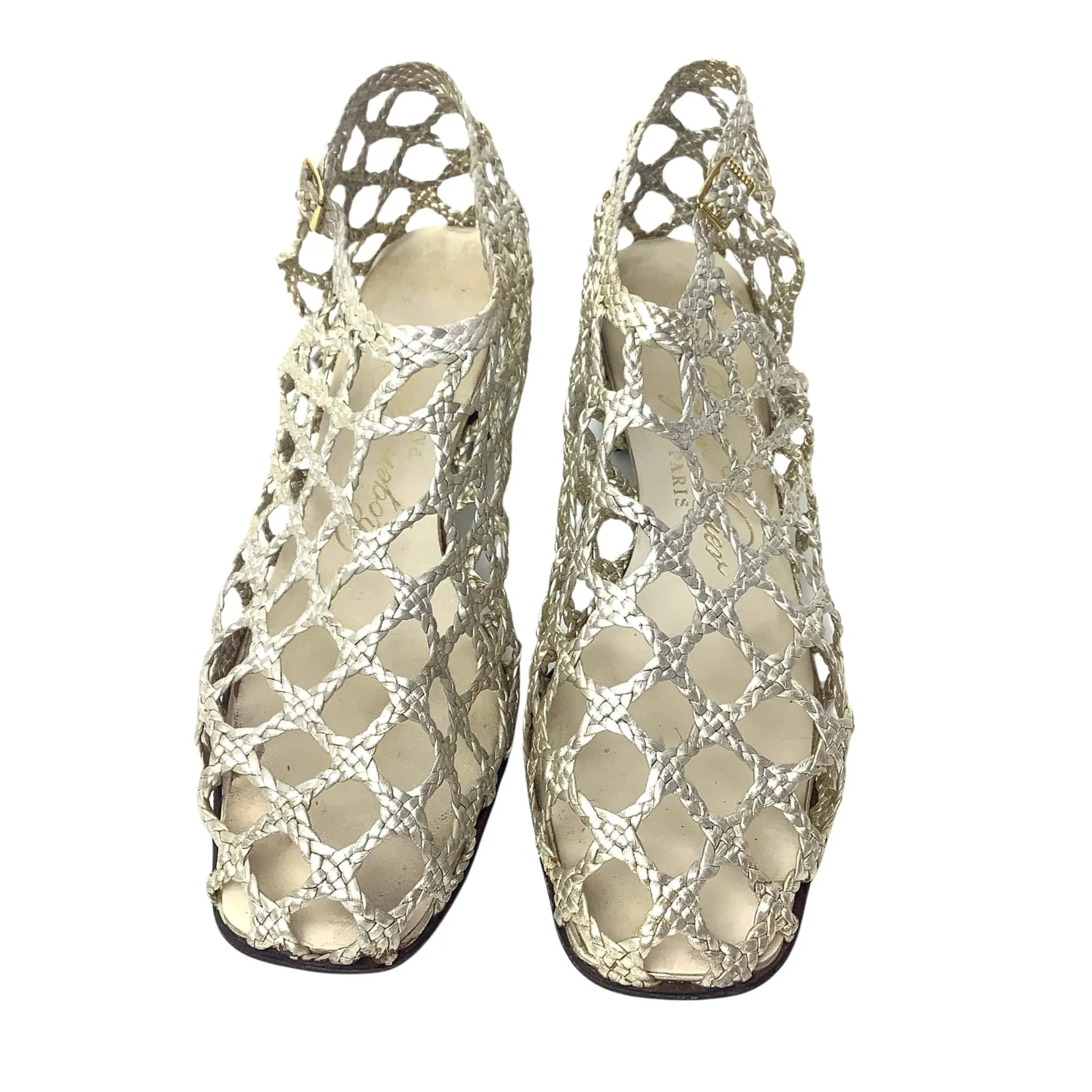 Roger Vivier Woven Sandals