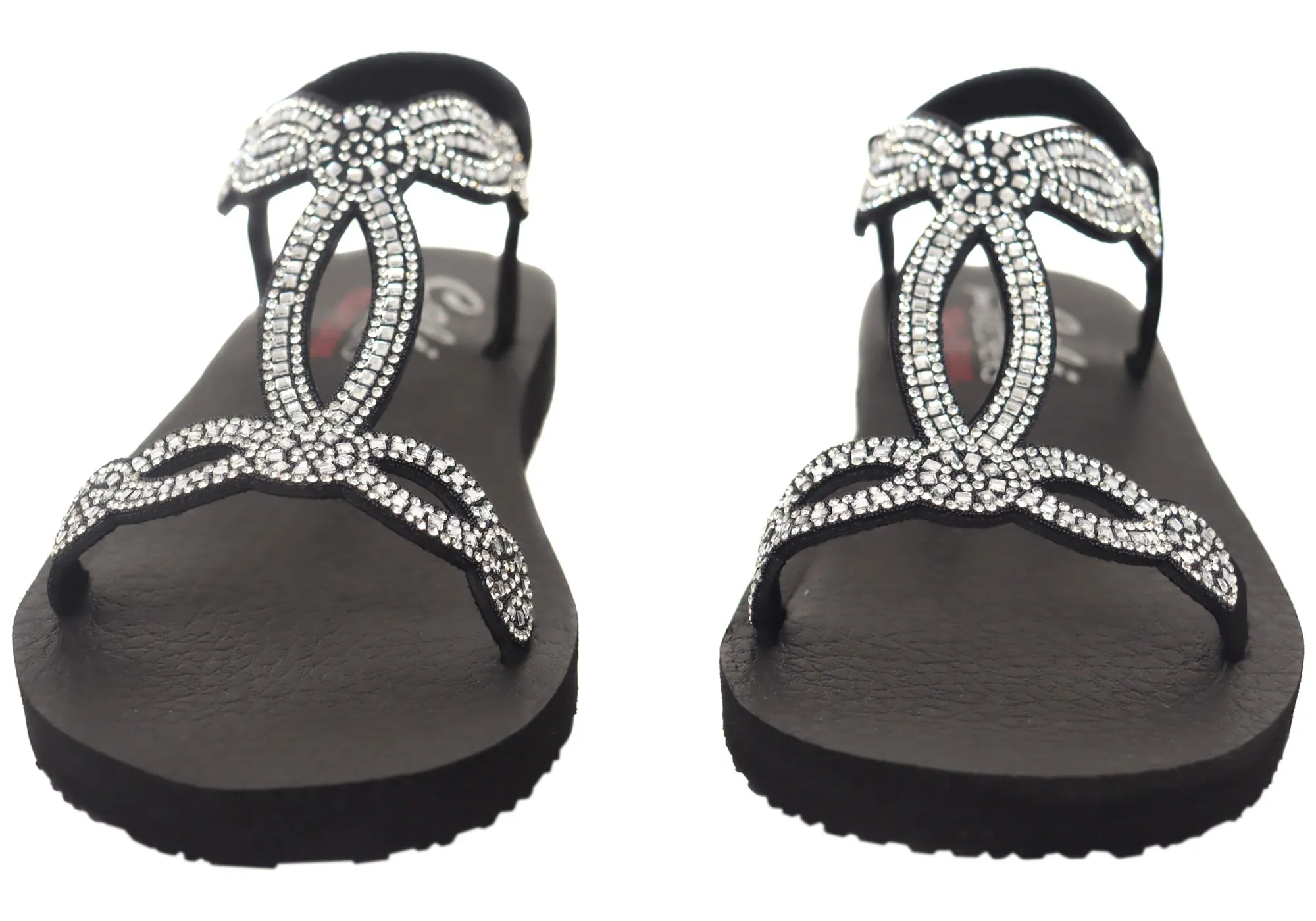 Skechers Womens Comfortable Meditation Resorts Sandals