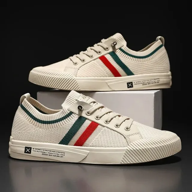 Twiller - Heren Schoenen - Stijlvolle Gebreide Sneakers met Ademend Bovenwerk