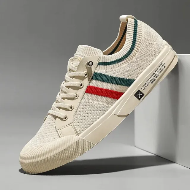 Twiller - Heren Schoenen - Stijlvolle Gebreide Sneakers met Ademend Bovenwerk