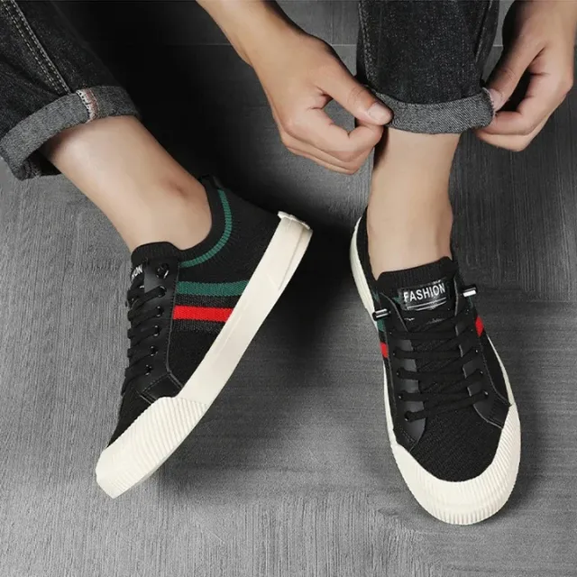 Twiller - Heren Schoenen - Stijlvolle Gebreide Sneakers met Ademend Bovenwerk