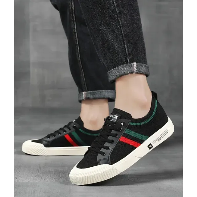 Twiller - Heren Schoenen - Stijlvolle Gebreide Sneakers met Ademend Bovenwerk