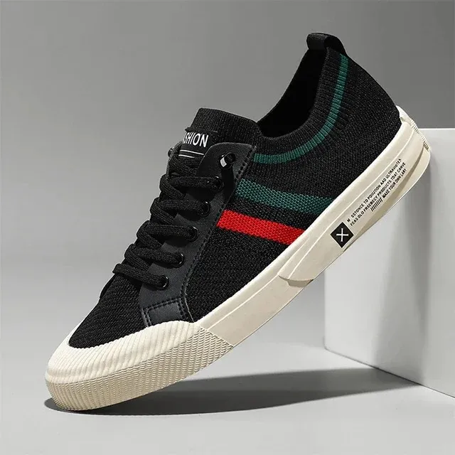 Twiller - Heren Schoenen - Stijlvolle Gebreide Sneakers met Ademend Bovenwerk