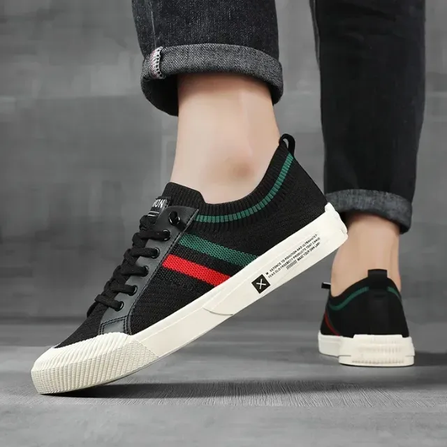 Twiller - Heren Schoenen - Stijlvolle Gebreide Sneakers met Ademend Bovenwerk