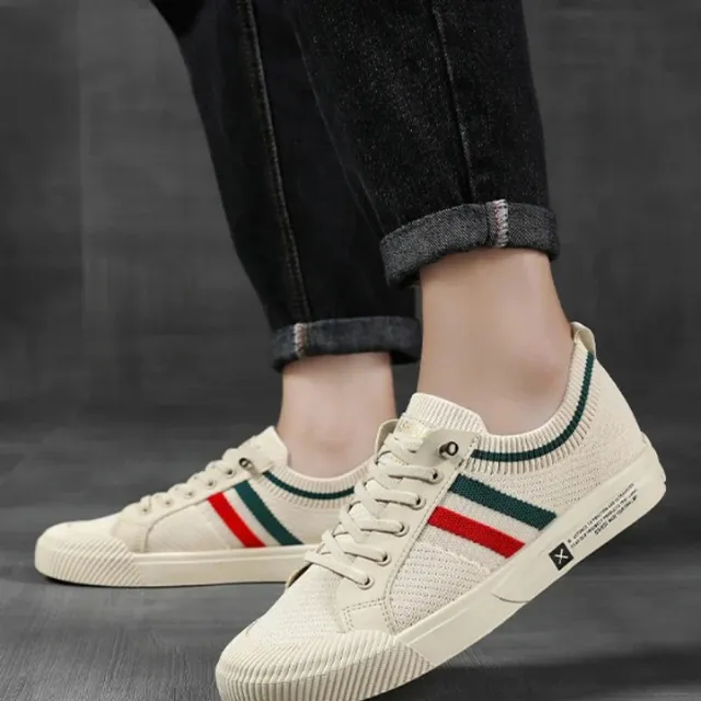 Twiller - Heren Schoenen - Stijlvolle Gebreide Sneakers met Ademend Bovenwerk