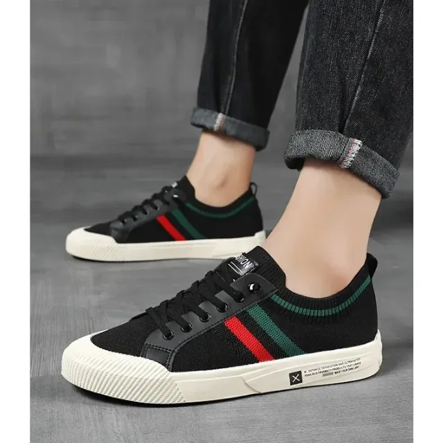 Twiller - Heren Schoenen - Stijlvolle Gebreide Sneakers met Ademend Bovenwerk