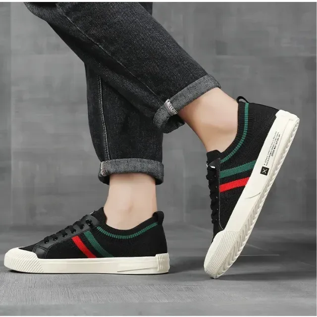 Twiller - Heren Schoenen - Stijlvolle Gebreide Sneakers met Ademend Bovenwerk