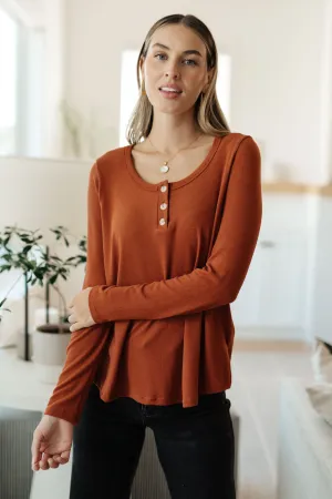 White Birch Feeling Better Scoop Neck Top