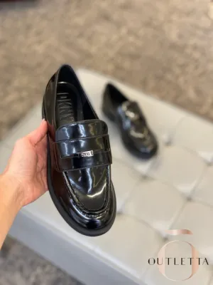 Women's Ivette Slip-On Penny Loafer Flats - Black